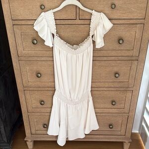 Amanda Uprichard cream/white dress small